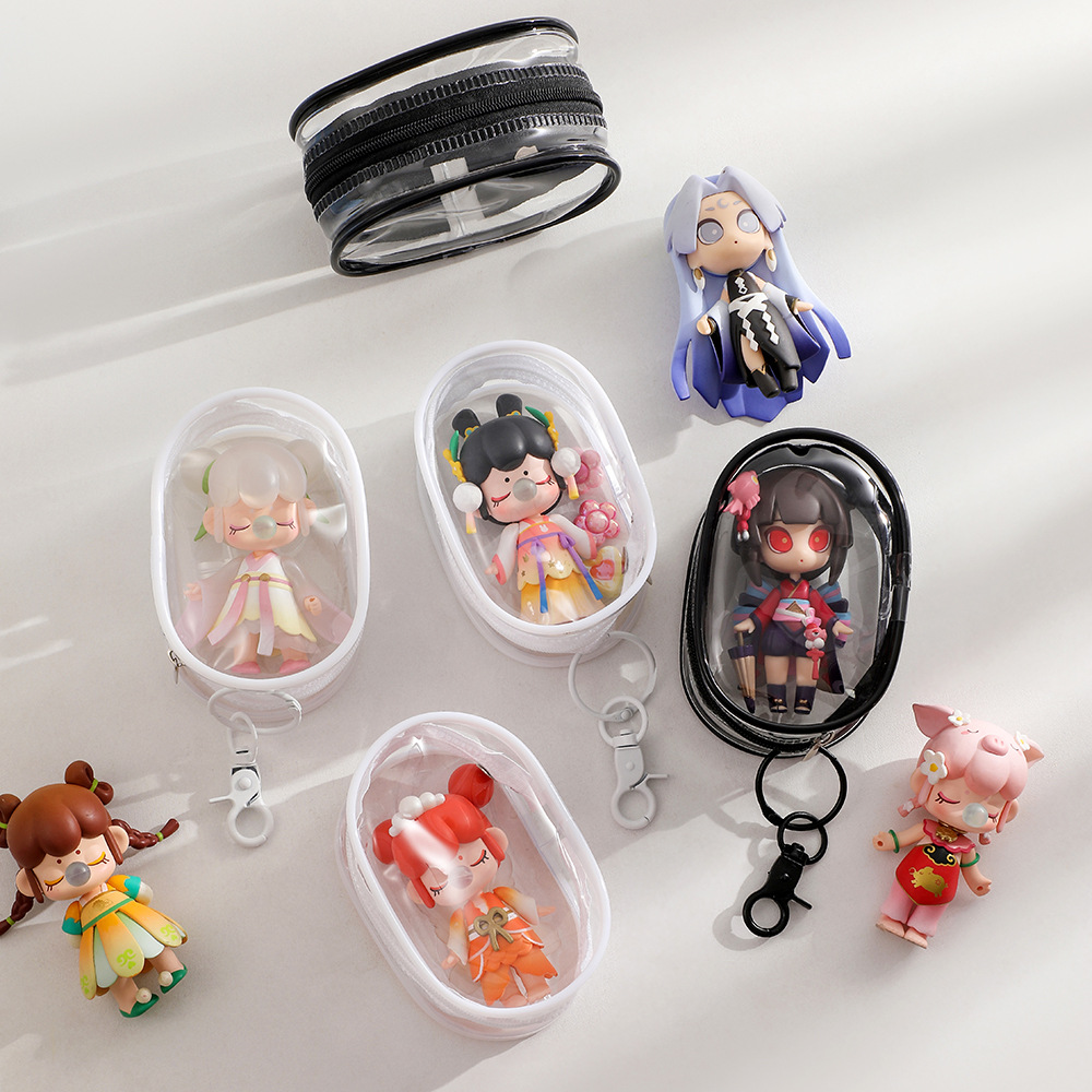 グッズ収納 透明フィギュア保護ポーチ