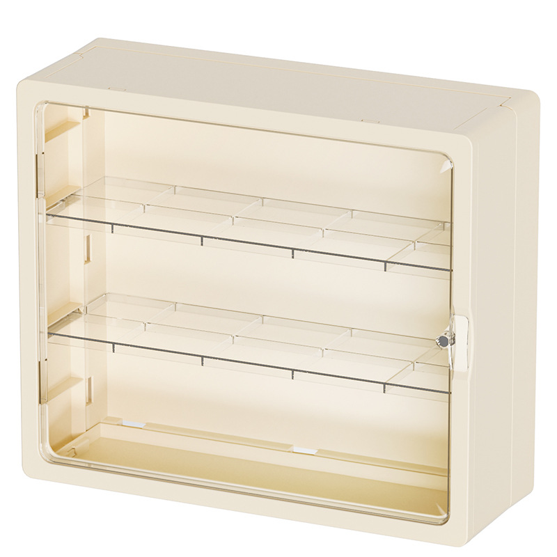 グッズ収納 壁掛け式缶詰章飾り多段収納棚