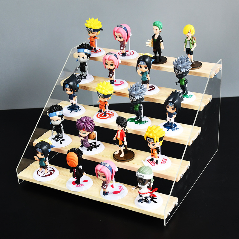 グッズ収納 段差式フィギュアコレクションスタンド