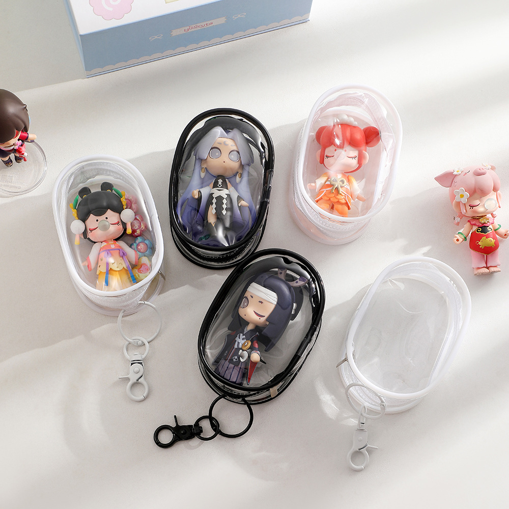 グッズ収納 透明フィギュア保護ポーチ