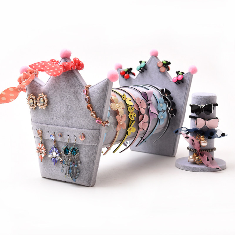 グッズ収納 王冠型カチューシャとアクセサリー収納セット