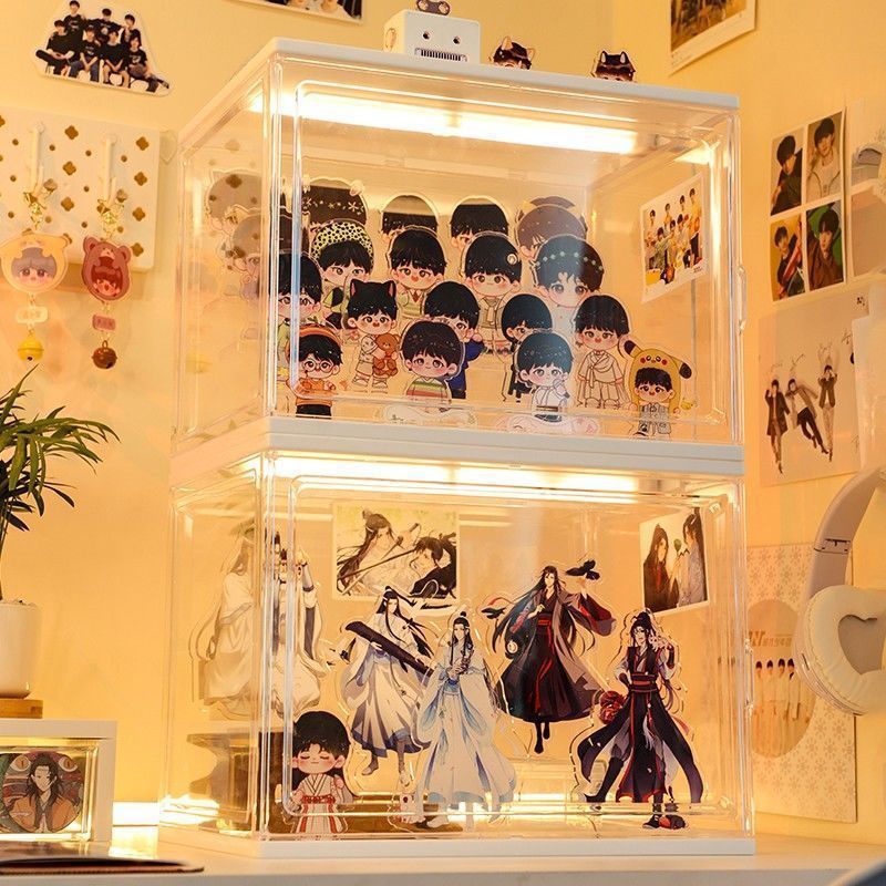 グッズ収納 光輝くアクリルコレクションケース