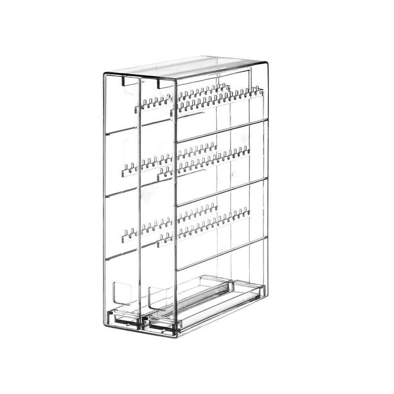 グッズ収納 透明アクリル多段式キーホルダー収納ケース