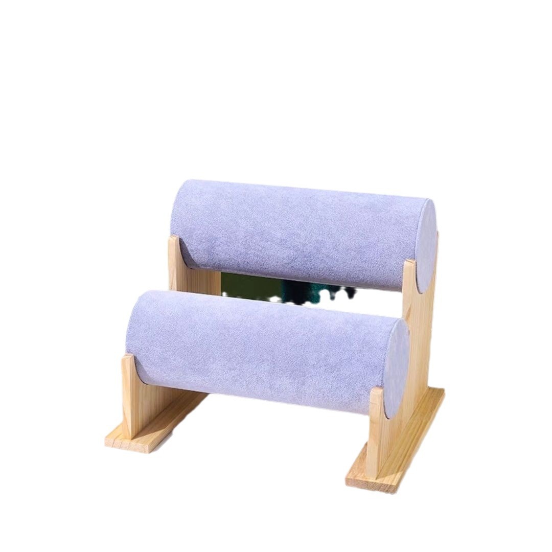 グッズ収納 木製スタンド式　カチューシャ収納