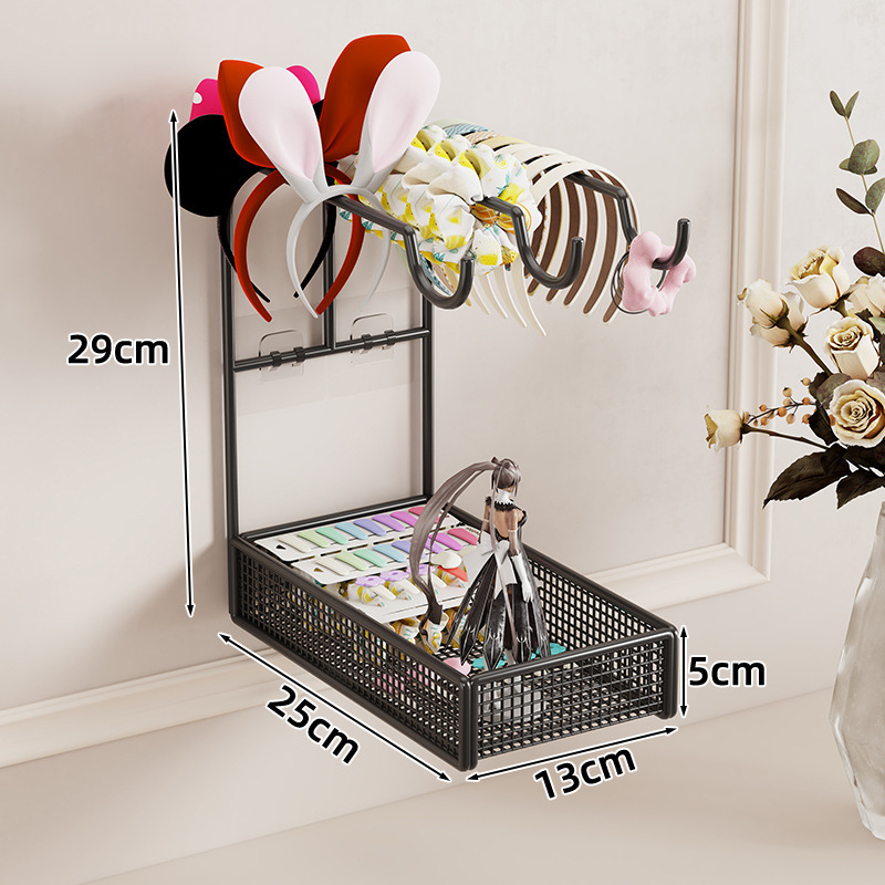 グッズ収納　カチューシャ収納　スタンド付き小物整理トレー