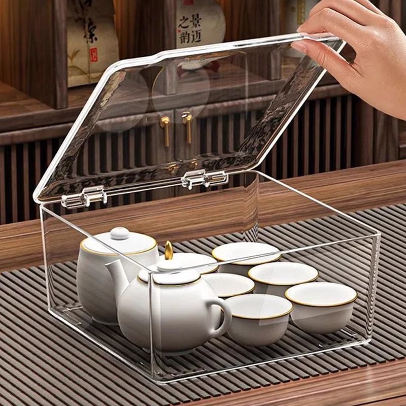 グッズ収納 透明茶器保管ケース