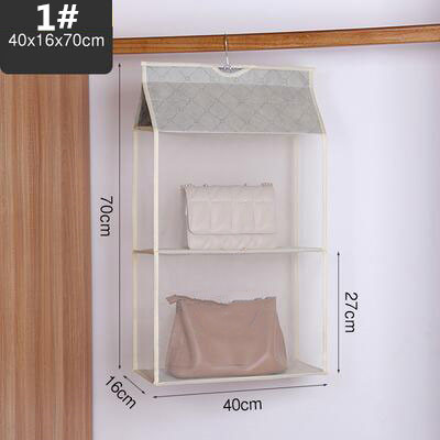 グッズ収納 吊り下げ式かばん収納ケース 折りたたみ多段ハンガー