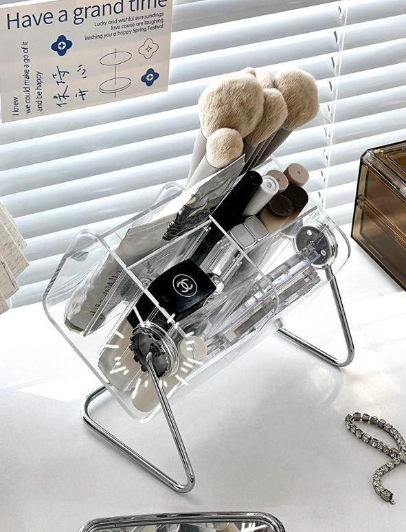 グッズ収納 360度回転式化粧品収納メイクボックス