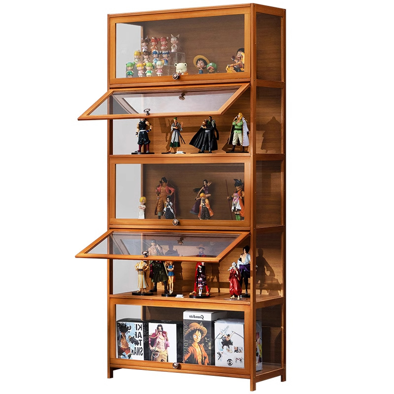 グッズ収納 フィギュア収納 開閉式棚板ディスプレイケース