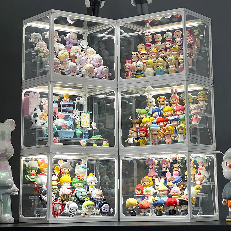 グッズ収納 組み合わせ自由透明フィギュア収納ケース