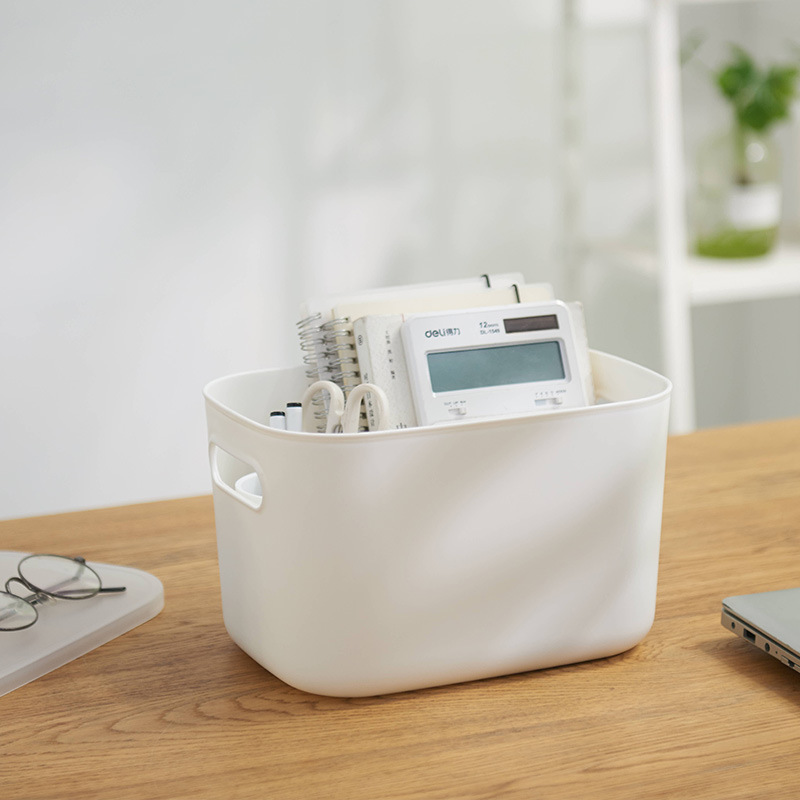 グッズ収納 取っ手付き角型小物整理収納ケース