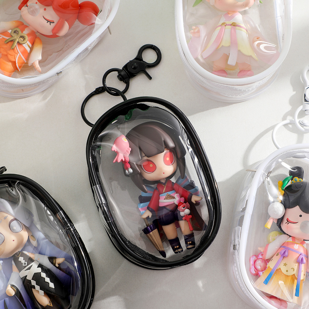 グッズ収納 透明フィギュア保護ポーチ