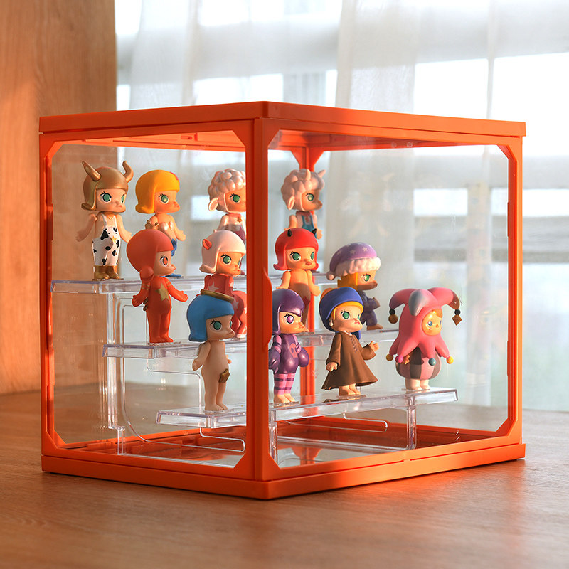 グッズ収納 透明アクリル製フィギュア用ディスプレイケース