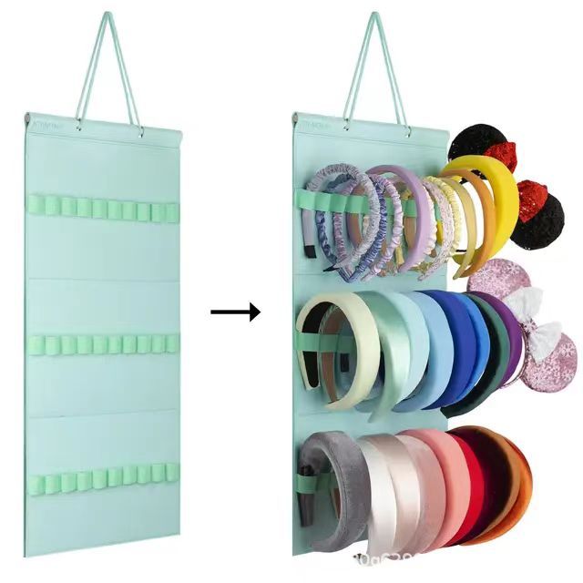 グッズ収納 壁掛け式 カチューシャ収納 三段式ボード