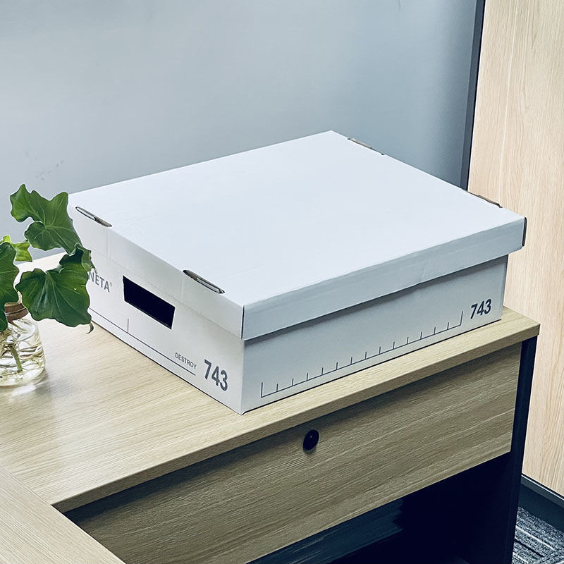 グッズ収納 整理番号付き書類収納ボックス