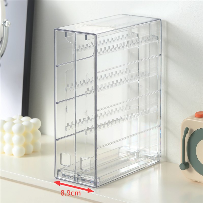 グッズ収納 透明アクリル多段式キーホルダー収納ケース