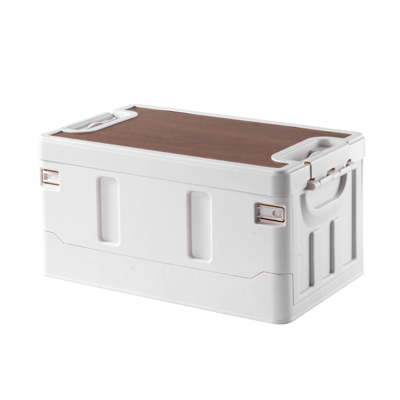 グッズ収納 折りたたみ式大容量収納ボックス二段重ね