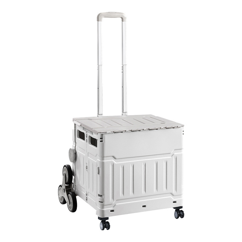 グッズ収納 折り畳み式多機能キャリーワゴン収納箱