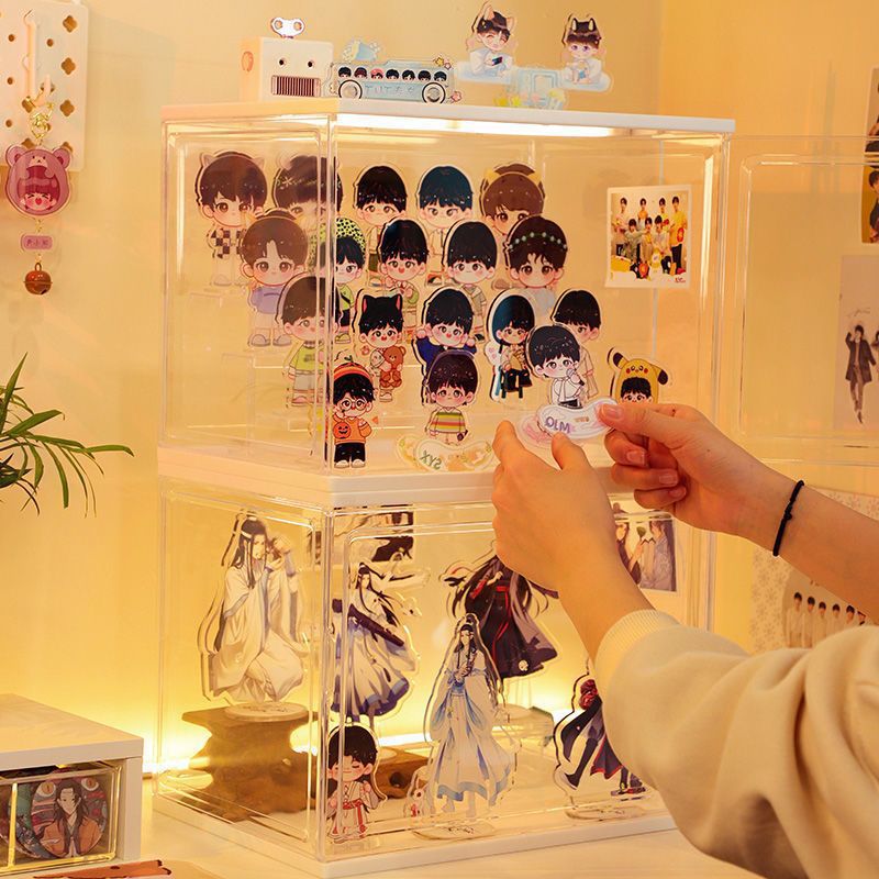 グッズ収納 光輝くアクリルコレクションケース
