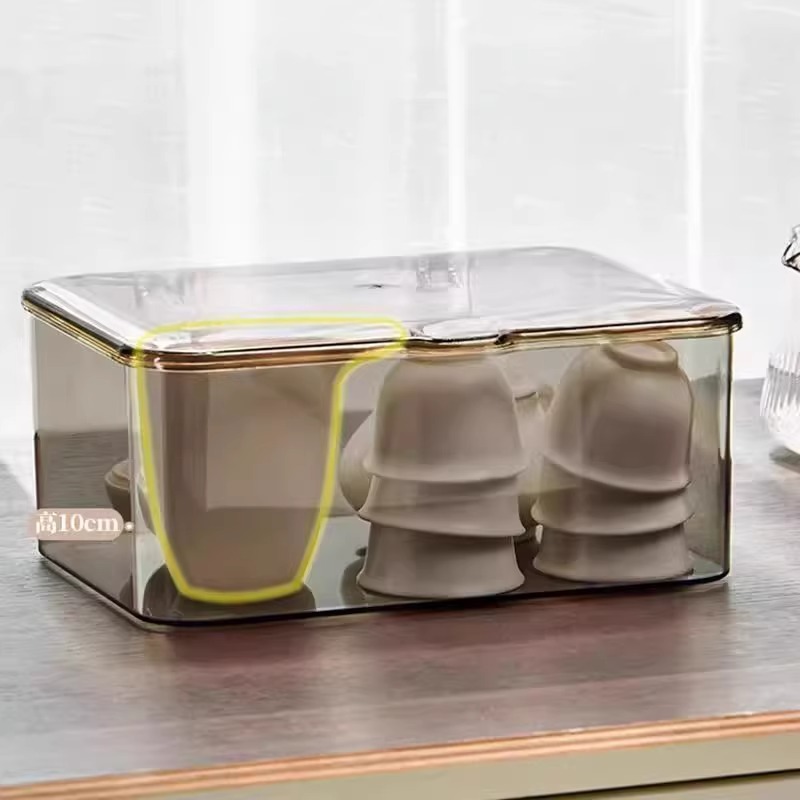 グッズ収納 透明茶器保管ケース