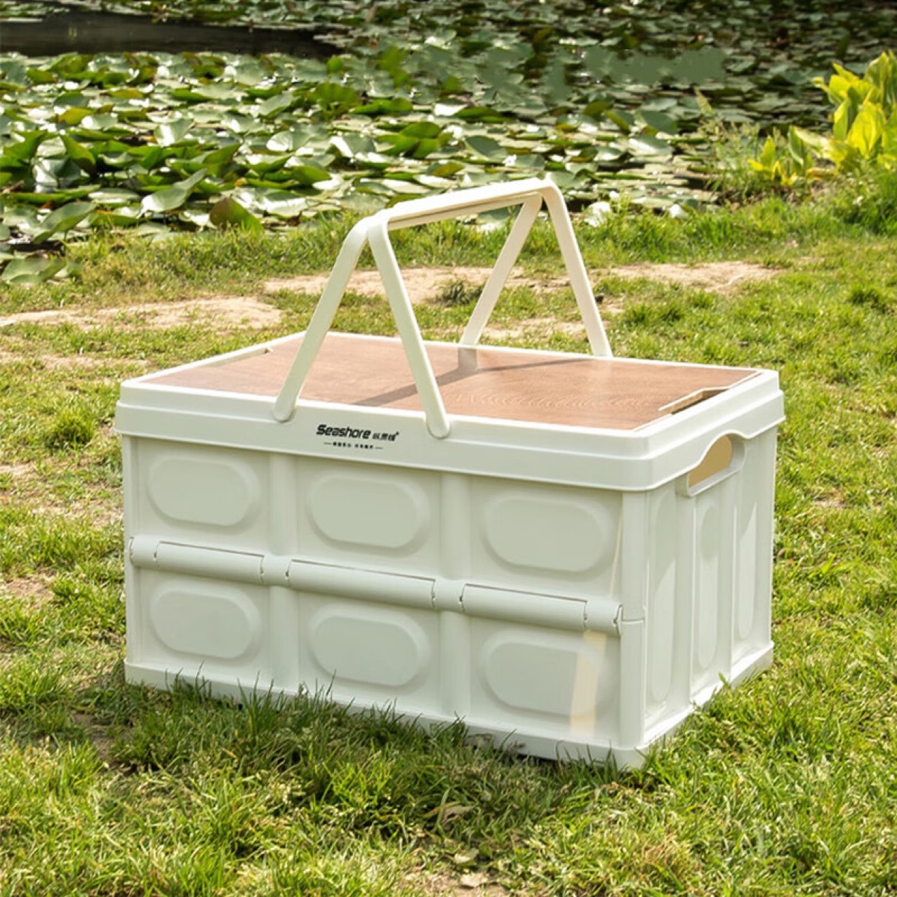 グッズ収納 折りたたみ式大容量屋外用収納ケース