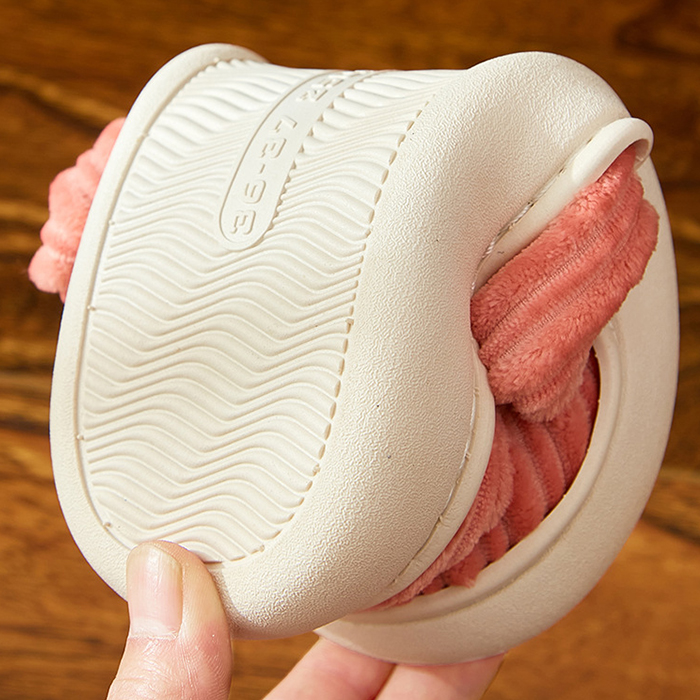 秋冬新作 ふわふわ裏起毛 室内スリッパ 男女兼用