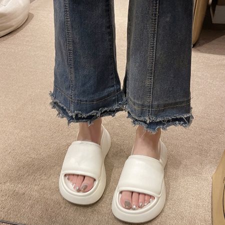 スリッパ 軽やかステップ 厚底スリッパ