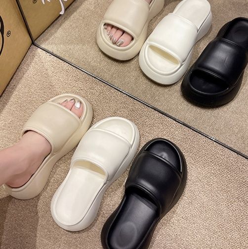 スリッパ 軽やかステップ 厚底スリッパ