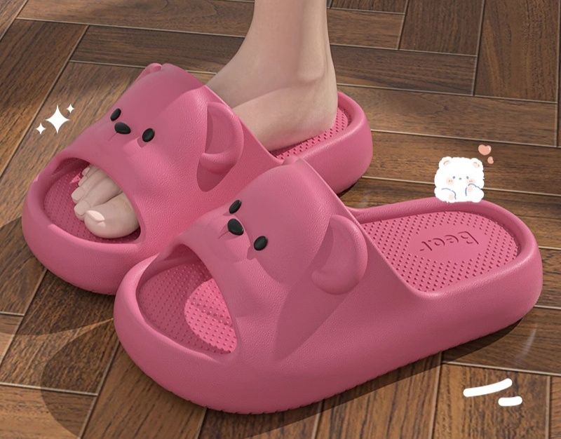 スリッパ 可愛い動物モチーフ洗えるスリッパ