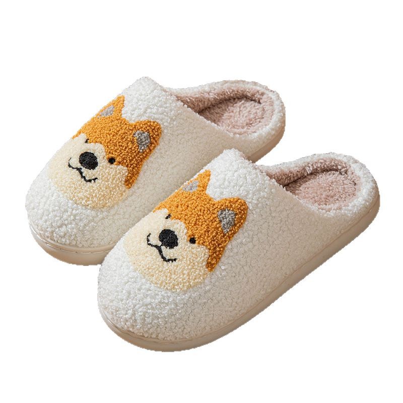 スリッパ もこもこわんこ ルーム シューズ