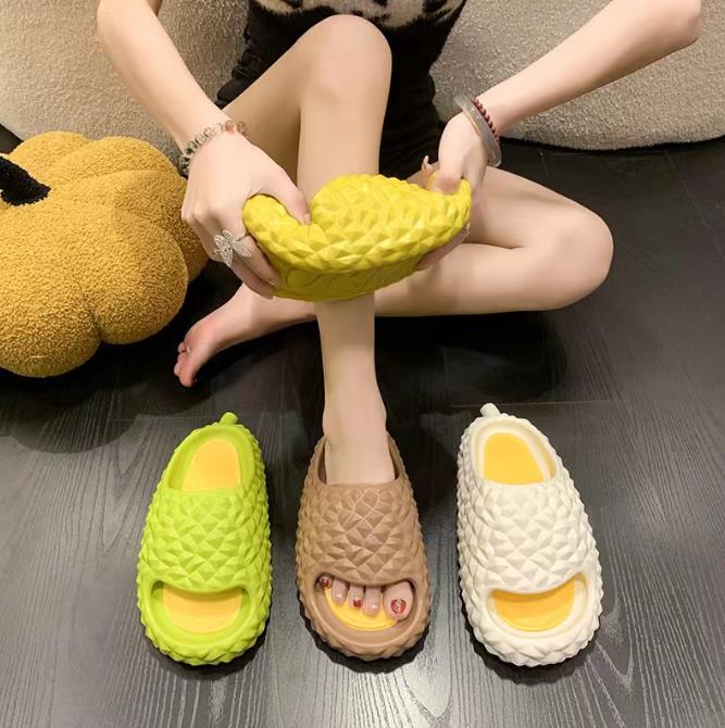 スリッパドリアン風デザイン滑り止め付きスリッパ