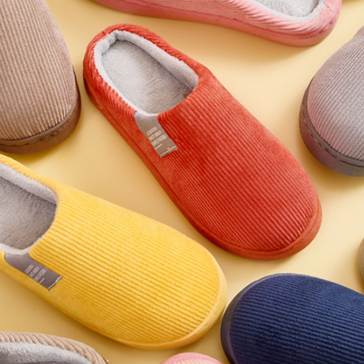 秋冬新作 男女兼用 ふかふか暖かスリッパ ルームシューズ 来客用