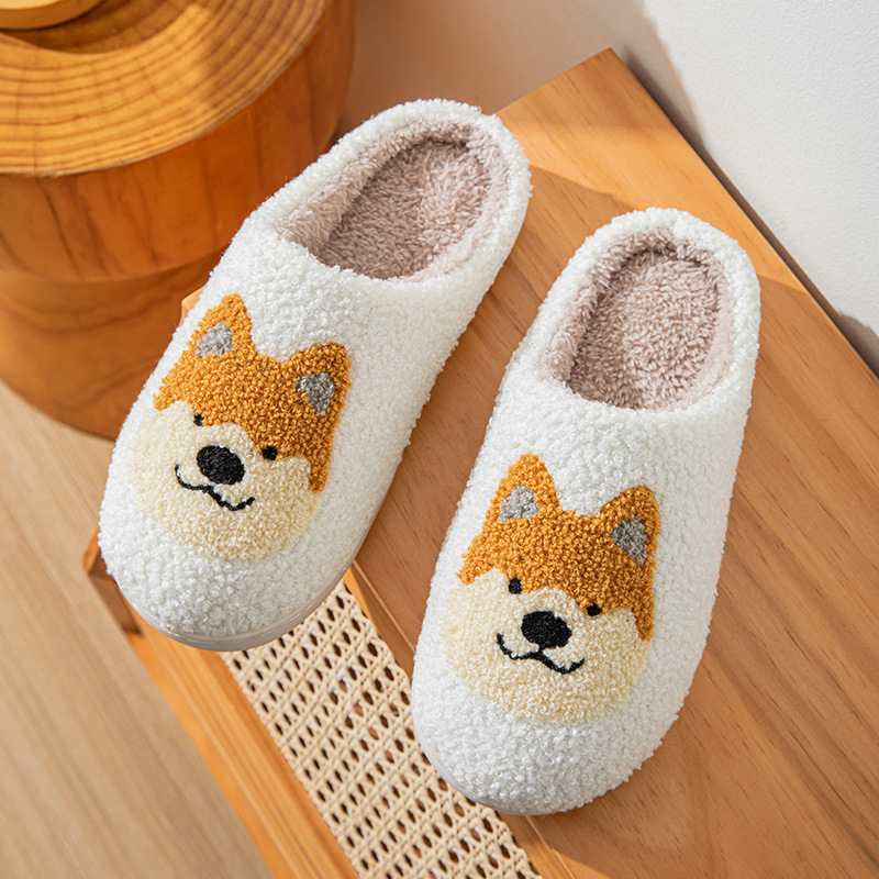 スリッパ もこもこわんこ ルーム シューズ