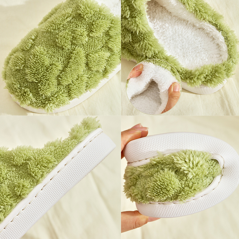 裏起毛もこもこスリッパ 男女兼用室内履き