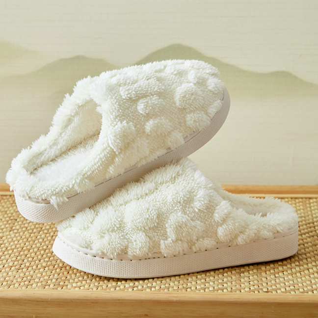 裏起毛もこもこスリッパ 男女兼用室内履き