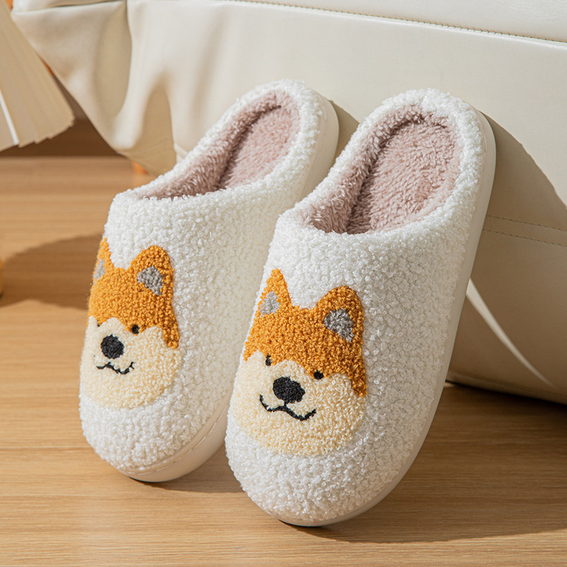 スリッパ もこもこわんこ ルーム シューズ