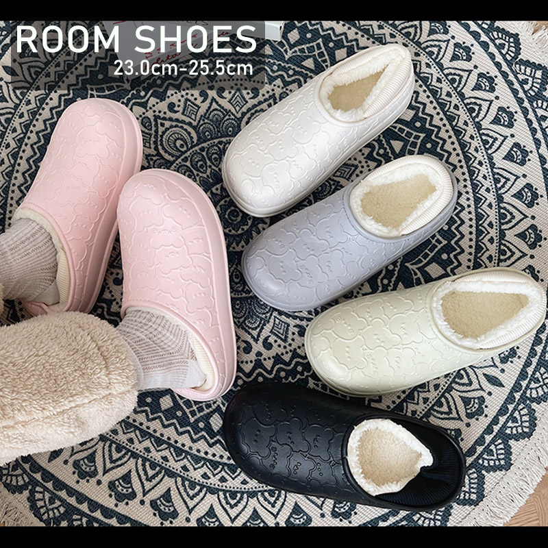 秋冬新作 ふかふか裏起毛スリッパ レディース室内履き