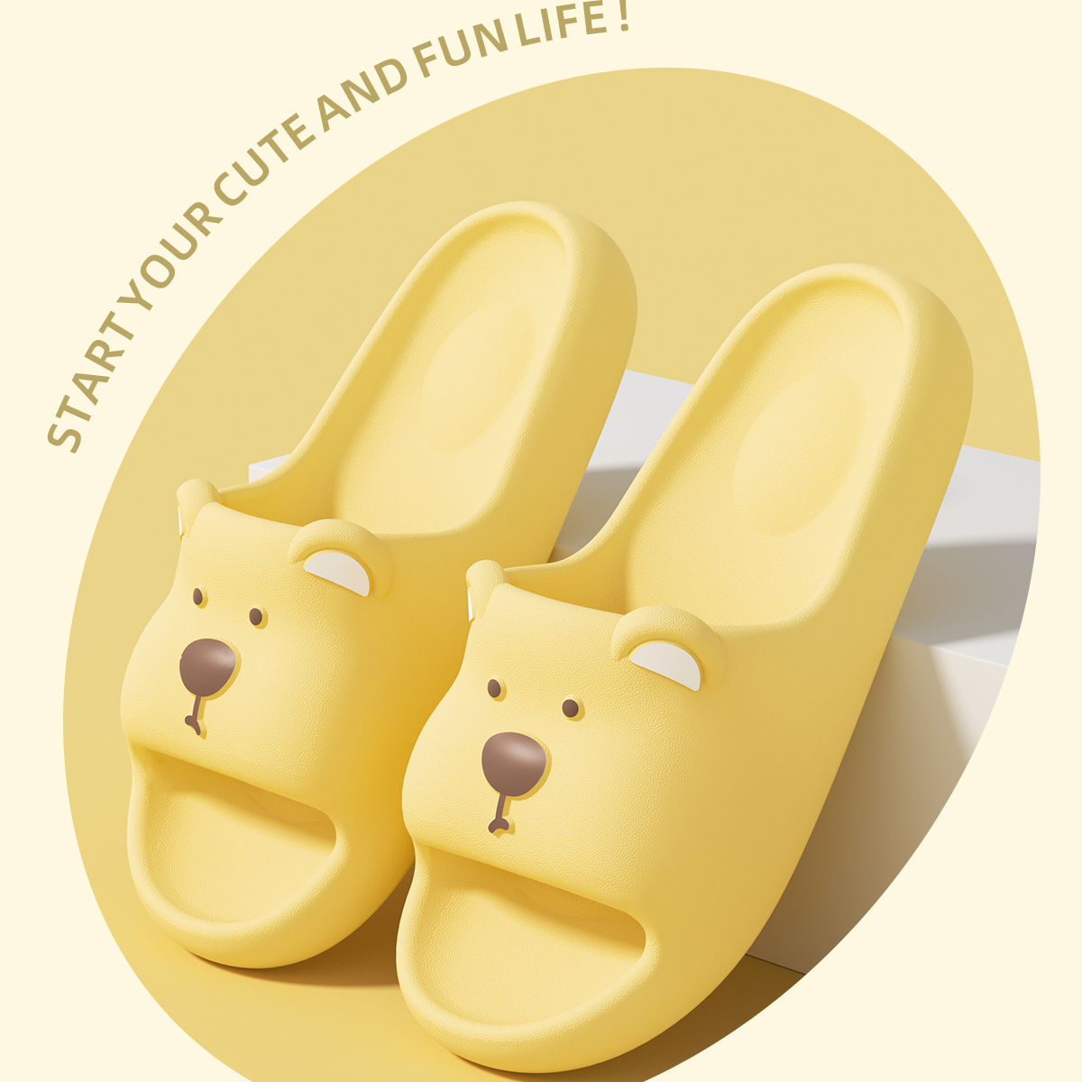 スリッパ くまさん携帯スリッパ