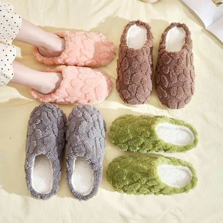 裏起毛もこもこスリッパ 男女兼用室内履き
