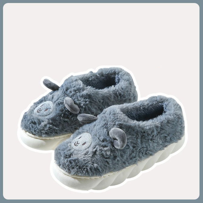 スリッパもこもこ裏起毛レディース室内用スリッパ