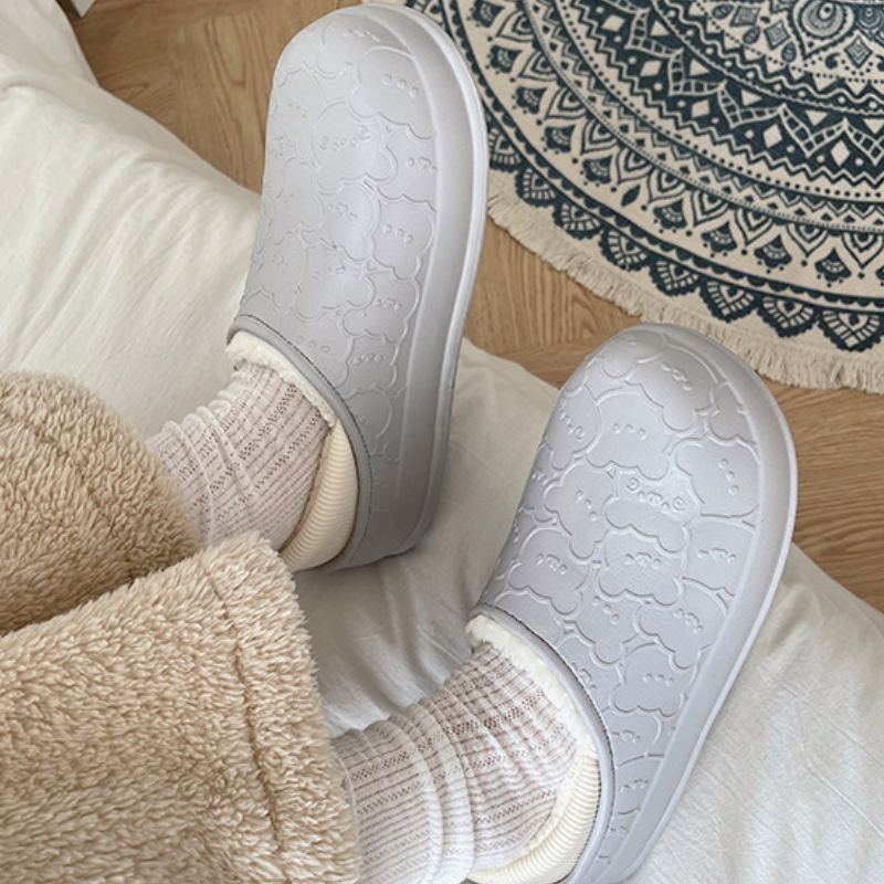 秋冬新作 ふかふか裏起毛スリッパ レディース室内履き