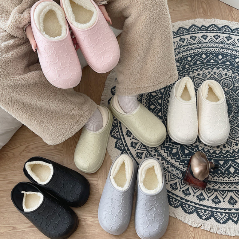秋冬新作 ふかふか裏起毛スリッパ レディース室内履き