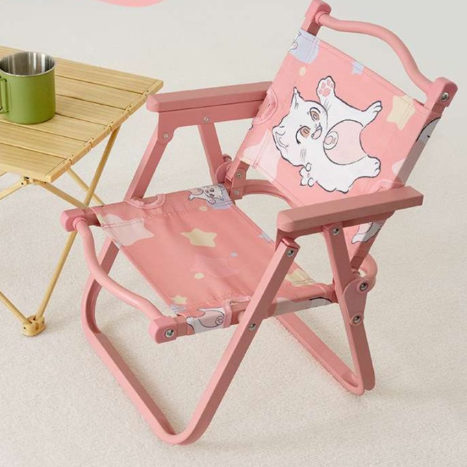 キャンプ椅子 子ども用 キャラクター折りたたみチェア