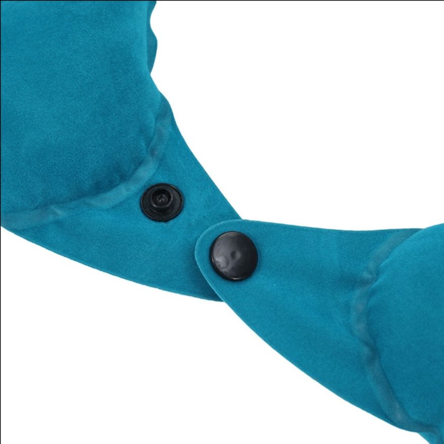 ネックピロー 手動ポンプ内蔵型簡単膨張式ネックピロー