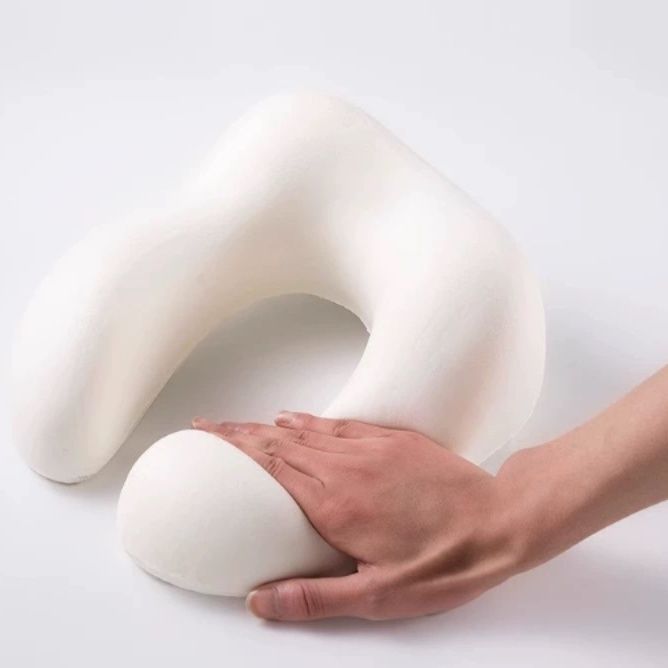 ネックピロー 首部曲線サポート低反発ネックピロー