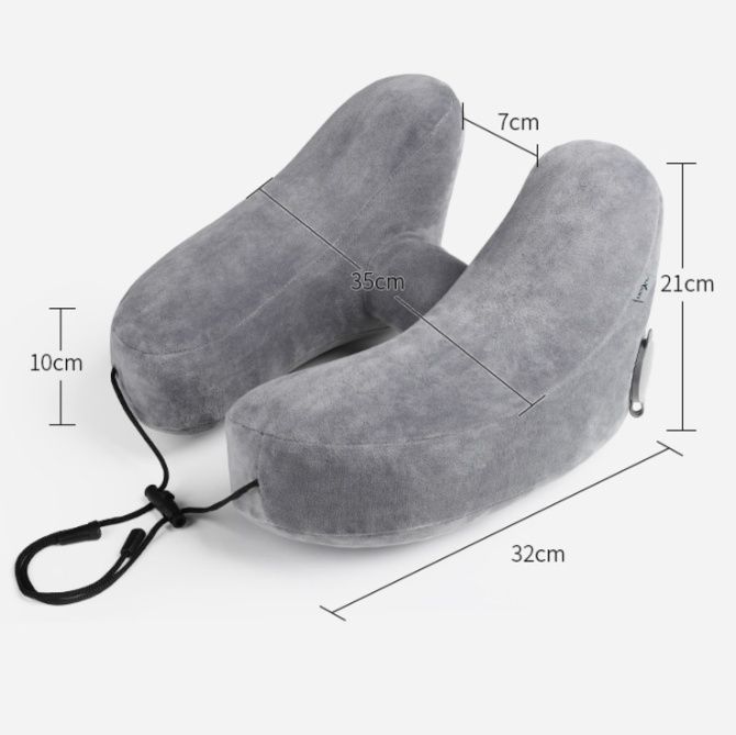 ネックピロー 多機能フード付きネックピロー首肩頭部サポート