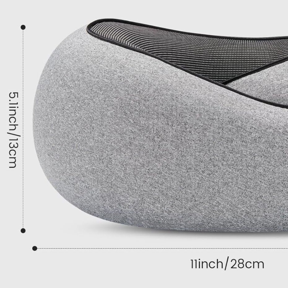 ネックピロー 持ち運び便利な折りたたみ式首元快適枕