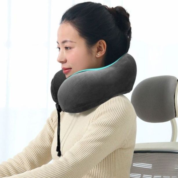 ネックピロー 人体工学設計立体支撑型低反発ネックピロー