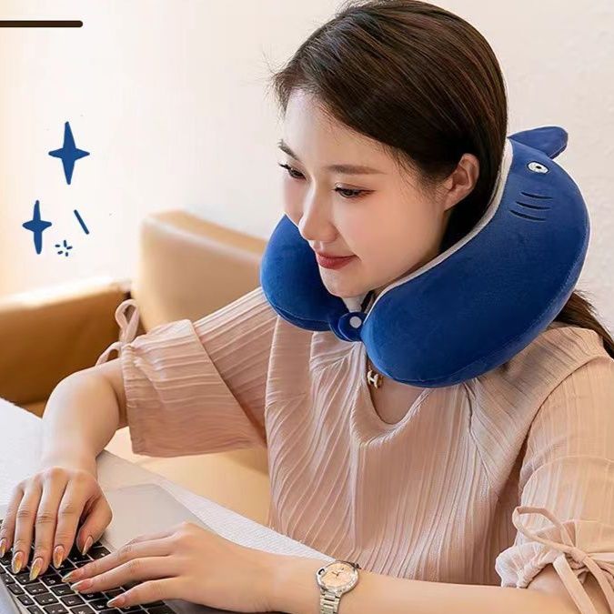 ネックピロー 首筋サポート　低反発