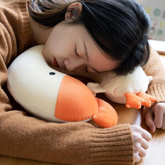 ネックピロー 癒し系小鳥デザイン　低反発